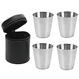 【Gesundes Material】 Edelstahl , das Schnaps-Becher ist gut für die Gesundheit.