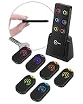 Esky Ultra Slim Key Finder, Remote Finders Locator with 80dB Sound and 6 Receivers, Wallet Tracker and Item Locators Beeper Tags for Finding Key, TV Remote, Wallet, Pets and Phone, Batteries Included