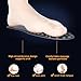 Massage Insoles for Men and Women, Replacement Acupressure Inserts for Orthopedic Plantar Foot Health Care (L, Men 7-12 | Women 9-14 | 31cm)
