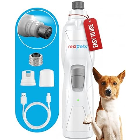 REXIPETS Rechargeable Electric Pet Nail Grinder Cover