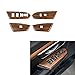 Thenice for CRV ABS Peach Wood Texture Window Control Panel Armrest Cover Door Lock Switch Trim for 2017 2018 2019 2020 Honda CR-V (Without Rear Seat Heating Buttons)