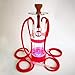 Produktbild MIDYVQD Hookahs Set, Glas Shisha Arabischer Vier-Topf 58 cm Modell Mit LED-Leuchten Und Huka Hook-Up-Fernbedienung Mit Hellen Farben