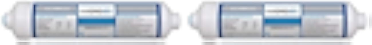 Hydronix ICF-10Q Inline Post Activated Carbon Water Filter Replacement Cartridge with 1/4-Inch Quick Connect for Refrigerator, Ice Maker, RO Reverse Osmosis System, 2000 Gallons (2 Pack)