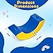 Sensory Rocking Chair, High-Density Foam Sensory Rocking Chair with Easy-Clean PU Cover, Smooth Rocking Design for Sensory Modulation & Focus