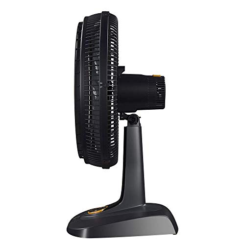 Ventilador de Mesa, Neo Air 15 Total Control, Preto/Dourado, 110v, Mallory