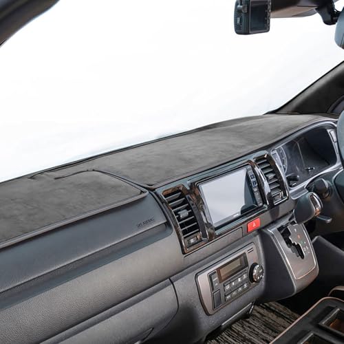 グレイス(grace) 200系ハイエース ナロー車専用 ダッシュボードマット ダッシュマット クラシック カラー:ブラック GAC-HINDMCLABK
