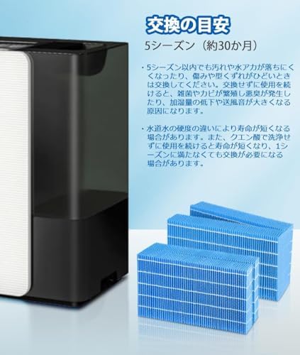Amazon.co.jp: 加湿器交換用抗菌気化フィルター H060520、HD-LX1222/HD