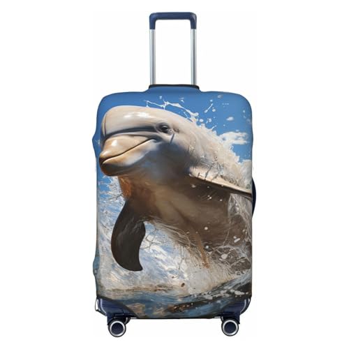 Housse de valise élastique épaisse noire protection bagage XL