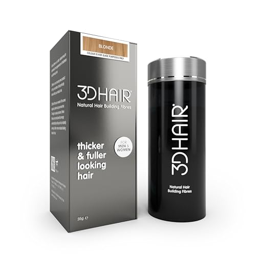 3D Hair Building Fibres for Thinning Hair 35g Bottle for Women & Men, Hair Powder for Thicker look (Strawberry Blonde) option