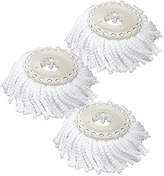 Lot 3 Replacement Microfiber Mop Head Refill for Hurricane 360 Spin Magic Mop,Jikkolumlukka