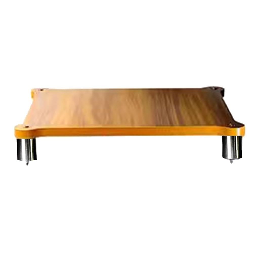 HiFi Rack AV Regal HiFi-Ständer Player-Ständer 1/2/3/4-Schicht HiFi-Audiokabinett HiFi Racks Streaming Geräte Schrank HiFi-Rack AV-Regal Audio-Video-Komponenten(Wood Color-A,60 * 15 * 48cm)