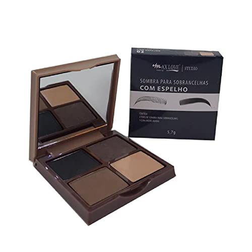 Quarteto de Sombras para Sobrancelhas Max Love - Cor 02
