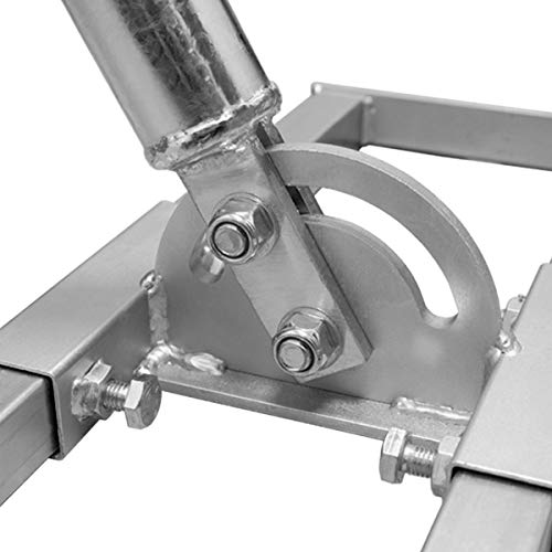 Profi X100-48 SAT Dachsparrenhalter 100 cm Mast 48 mm Stahl feuerverzinkt Sparren-Halterung für Satelliten-Antenne Satellitenschüssel