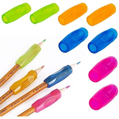 Cozevdnt Colourful Silicone Pencil Grips for Everyone Cover