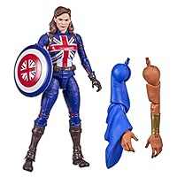 MARVEL - Legends Series - 6 Inch Captain Carter - Avengers - 1 Accessory - Premium Design - Collectible Action Figure - Toys for Kids - Boys and Girls - F0331 - Ages 4+