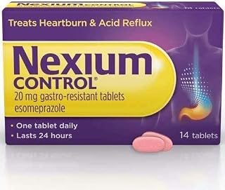 Nexium Control Heartburn and Acid Reflux Relief Tablets, 20 mg, 14-Count (2 Packs)