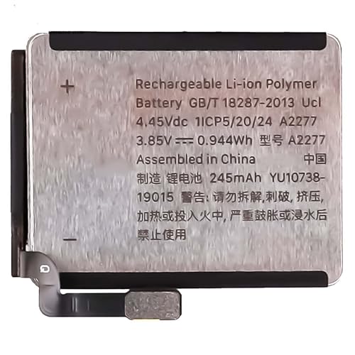A2277 �o�b�e���[ �r���v�p�d�r Apple Watch Series 5-40mm A2277 �����p�̃E�H�b�`�o�b�e���[ �݊��d�r�����o�b�e�� 245mAh 3.8V �A�b�v���Ή��o�b�e���[