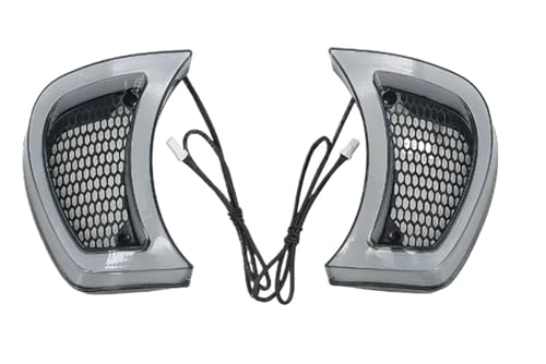 Phare moto LED blanc fumé anticollision pour Touring et Glide 15-23