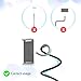 Lamicall Gooseneck Tablet Holder Mount - Flexible Arm Tablet Stand Compatible with iPad mini, Pro, Air, Switch, Galaxy Tabs, More 4.7-10.5” Devices - Black and White
