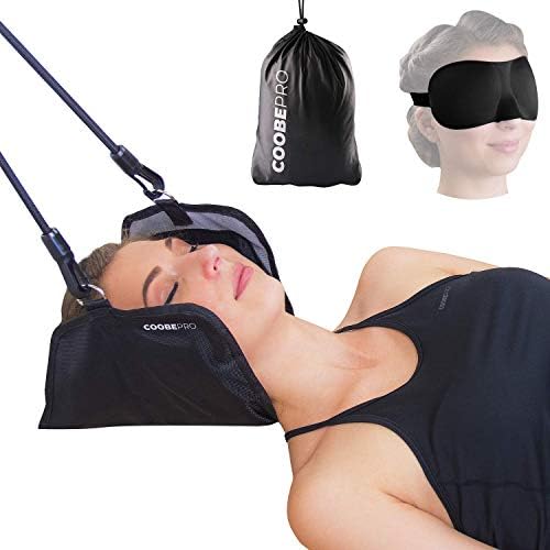 Coobe PRO Hammock for Neck - Portable Hammock for Cervical Traction and Relaxation, Easy to Attach to Any Door or Railing, Ideal for Chronic Neck and Shoulder Pain Relief