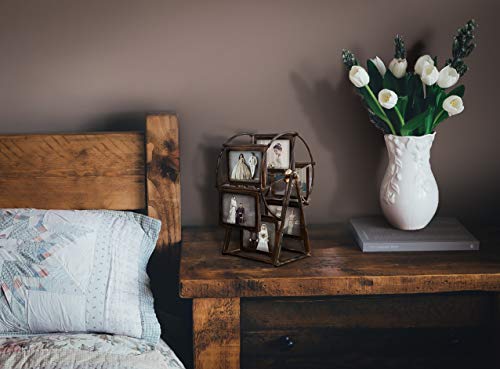 Mladen Retro Vintage Family Photo Frames Diy Ferris Wheel Rotatable Windmill Plastic Picture Frame Vintage Decor Gift Nostalgic Style #TOP3