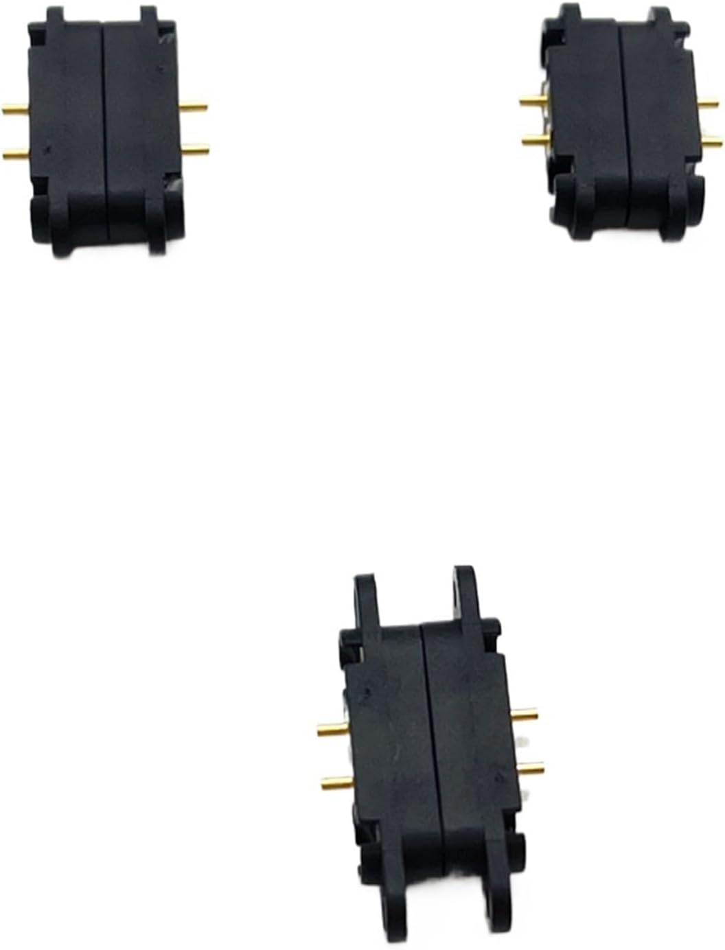 5Pair Waterproof DC Magnetic Connector 2 Positions Pitch 2.54mm 2.80mm Spring Loaded Male Female Contact Strip(2.8mm with Ear 5set)