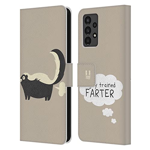 Étui Samsung Galaxy A13 étui portefeuille en cuir Head Case Designs Péteur Hautement Qualifié