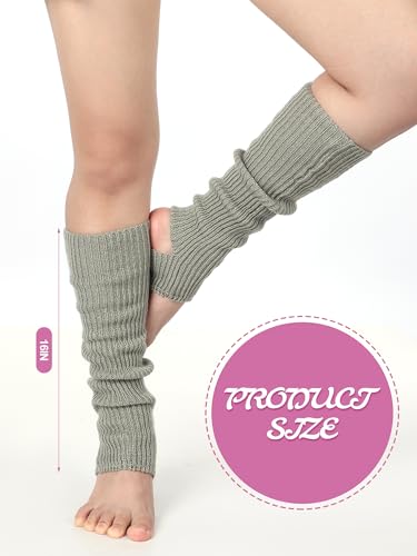 Image of Xtinmee Winter Women Ballet Leg Warmers Knitted