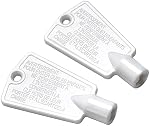 Seentech UPGRADED 297147700 Door Key by Seentech - Compatible with Frigidaire Kenmore Elec-trolux Freezer Refrigerator – Replaces: AP4301346 PS1991481 216702900, 06599905, 08037402, 1259502 (Pack 2)