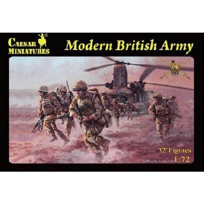 Figuras Militares Modernas Británicas 1/72 Sin Pintar miniatura 1