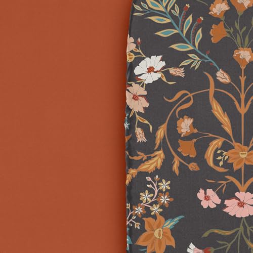 Image of Sweet Jojo Designs Boho Wildflower Vintage Floral Girl Baby Bassinet Sheets Fitted Sheet Set Infant Newborn Nursery Oval Rectangle Hourglass Mattress 2p Orange and Bohemian Farmhouse Daisy Botanical