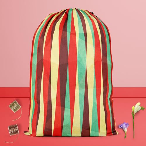 Image of ArtzFolio Vintage Rhombus | Reusable Sack Bag | Bag for Gym, Storage, Vegetable & Travel