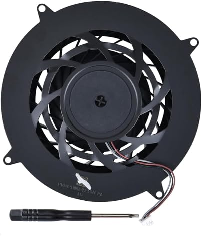 Image of Replacement PS5 Pro Internal Cooling Fan, Internal Cooler Fan Replacement for Sony PlayStation 5 PS5 Pro Series PVB120M12H-P01-AE with 19 Blades, for CFI-70XX CFI-7000 CFI-7021 Series