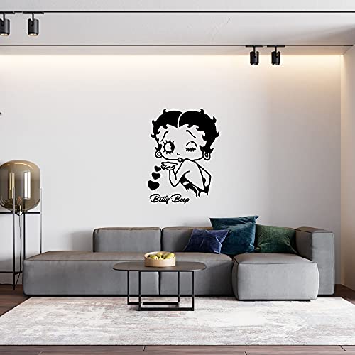 Vinilo Decorativo Betty Flying Kiss Hes 20" x 24" miniatura 1