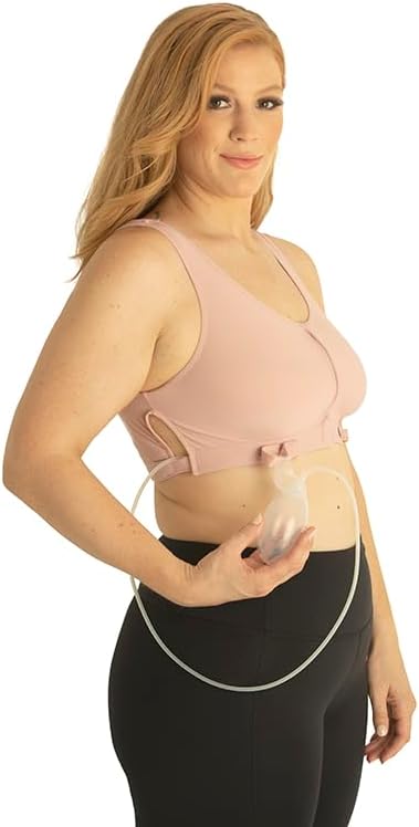 MediChoice Wireless Amy Surgical Bra, Front Closure Mastectomy Support Bra with Seamless Cups Removable Drain Bulb Holders - Image 2