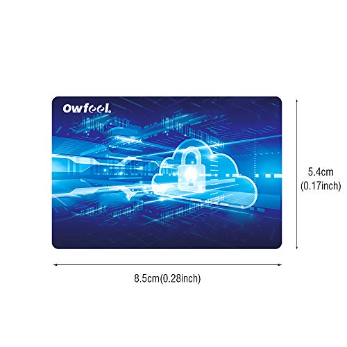 Owfeel — Protetor de cartão de crédito com bloqueio de RFID e NFC para cartões sem contato com bloqu