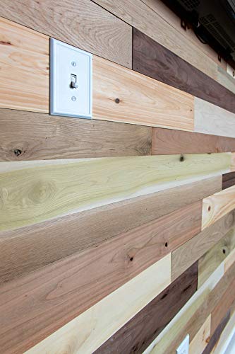 Vintage Harvest Premium Artisan Wood Wall Planks – Assortment Of Wood Including Walnut, Cherry, White Oak, Mineral Poplar And Ash, Diy Accent Wall (10.2 Square Feet) #TOP7