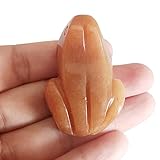La rana de cristal es perfecta para la decoración del hogar, se puede colocar en la sala de estar, habitación de los niños, oficina, coche, bolso de mano, bolsa, traer paz, suerte y infinita energía positiva.