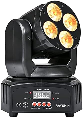 Testa Mobile LED DMX512 50W RGBWA/UV | Effetti 6 In 1 Per Discoteca, Matrimoni E Feste | Controlo DMX, Auto E Master/Slave - Foto 13