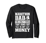Papa N'a Plus D'argent Est Mon Marathonien Manche Longue