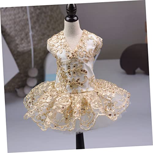 BESPORTBLE Saia De Renda Animal De Estimação Vestidos Para Cães Saias De Verão Vestidos De Florista