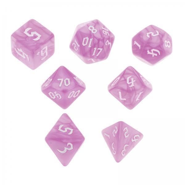 Toy 2xPolyhedral Dices Different Numbers Engraved Puzzle Game Gifts Purple Dungeons & Dragons-image-9