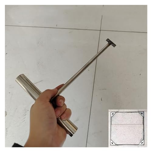 Gancho de tapa de alcantarilla de metal estilo 2 extractor de 40 cm con mango en T 6