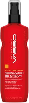 VASSO Regenerative BB Cream | Worn and Over-Treated Hair | Keratin Rescue Care | SOS Treatment 175 ml