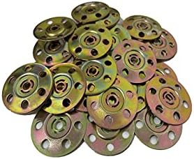 Metal Insulation Washer disc 35mm Qty 100 Galvanised Steel Passivated Steel