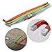 Gomake Wrap Stick Magnet Micro Mini Squeegee with Wrap Slip Cut Clipper Design, Different Hardness, Pack of 3