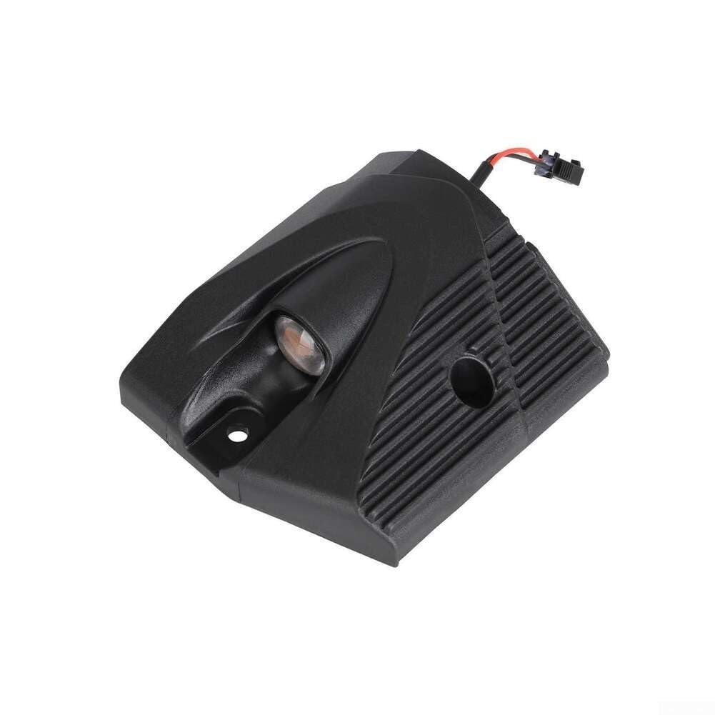 LED Corner Light Assembly for Kukirin G2 Master/G2 Pro Electric Scooter, Front Rear Left Right Side Lamp, Black Plastic Housing(Front left black)