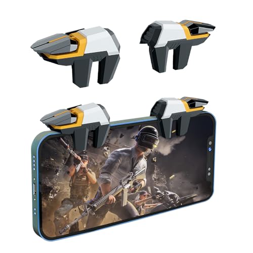 DiyGody PUBG - Gatillo de control de juego de teléfono compatible con PUBG/Fortnitee/Call of Duty, joystick Gamepad para iPhone y Android, agarres sensibles para juegos móviles, cero retraso, objetivo
