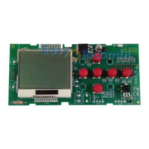 Easyricambi Scheda Display Lcd I003_3 Nuda Per Stufa A Pellet Sideros Quadra 122X57X23Mm