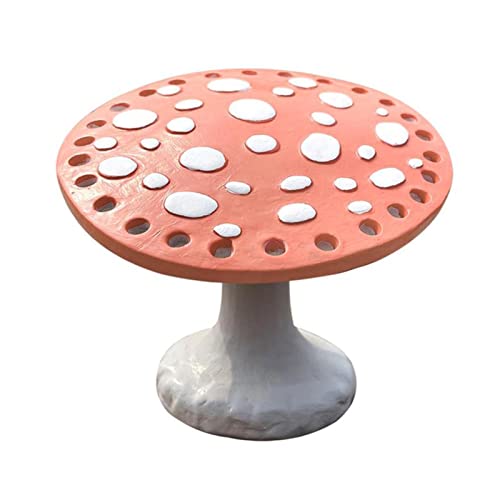 Somerway rganisateur de support de boucle d'oreille de champignon mignon, porte-bijoux de champignon de résine avec 26 trous suspendus boucles d'oreilles présentoir support de bijoux pour la décor Cover